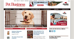 Desktop Screenshot of petbusiness.com